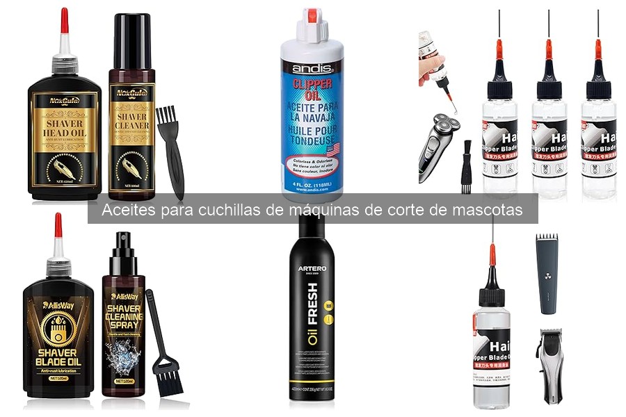 Cómo aplicar aceite a cuchillas de máquinas de corte de mascotas