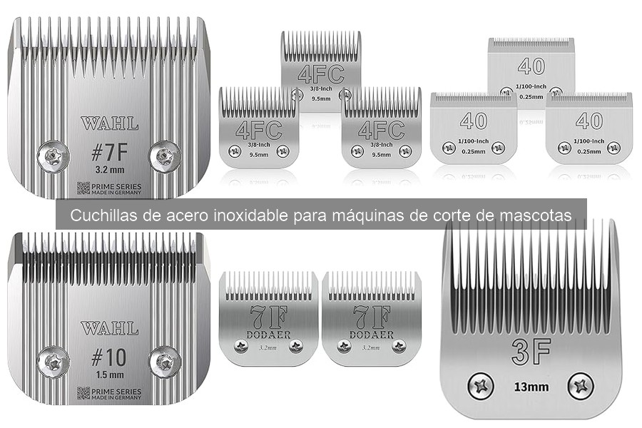 Cómo cuidar cuchillas de acero inoxidable para mascotas