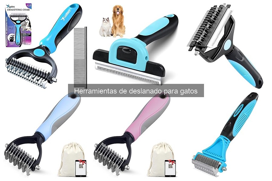 Cómo cuidar y mantener herramientas de deslanado para gatos