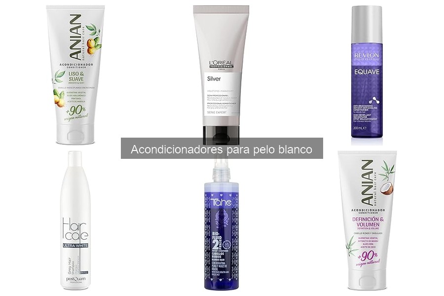 Cómo elegir el mejor acondicionador para pelo blanco