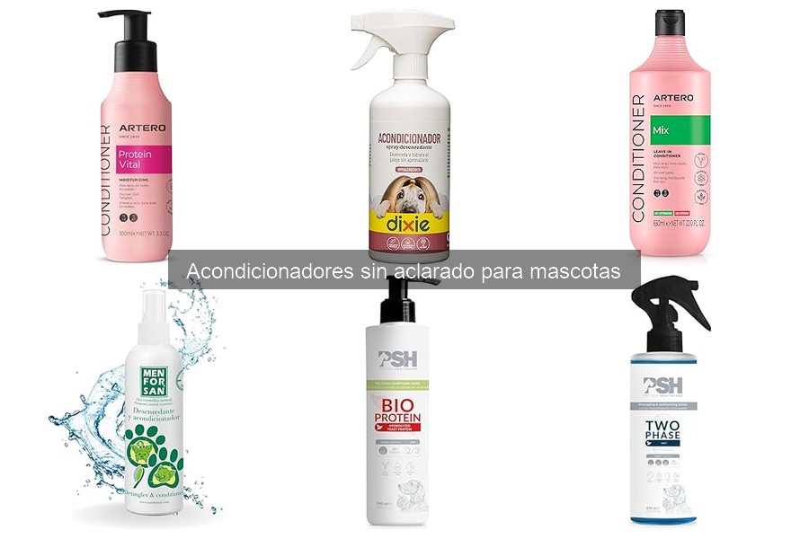 Cómo elegir el mejor acondicionador sin aclarado para mascotas