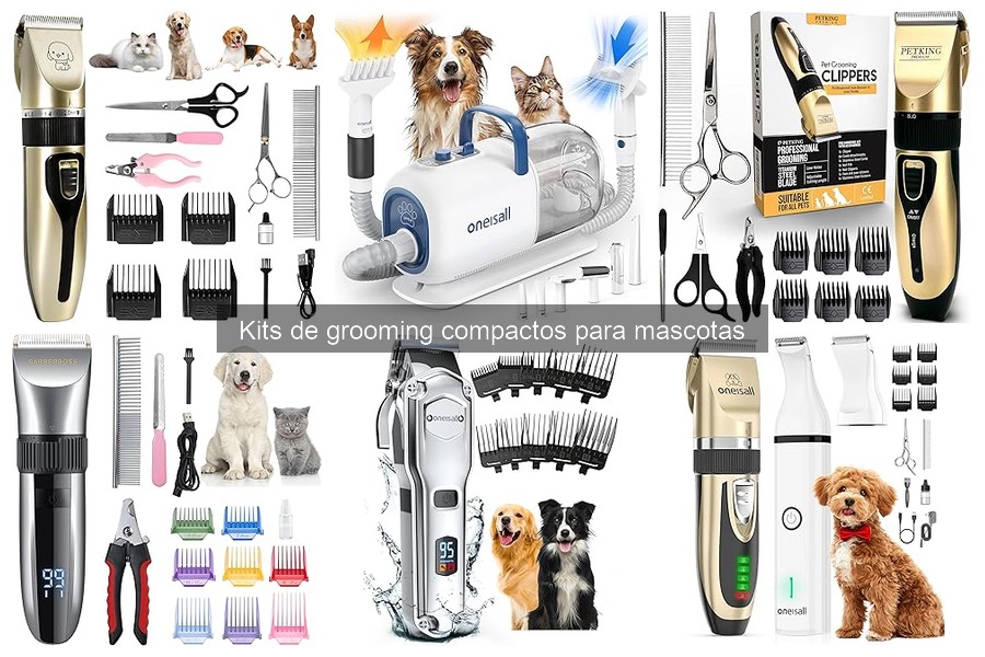 Cómo elegir el mejor kit de grooming compacto para mascotas