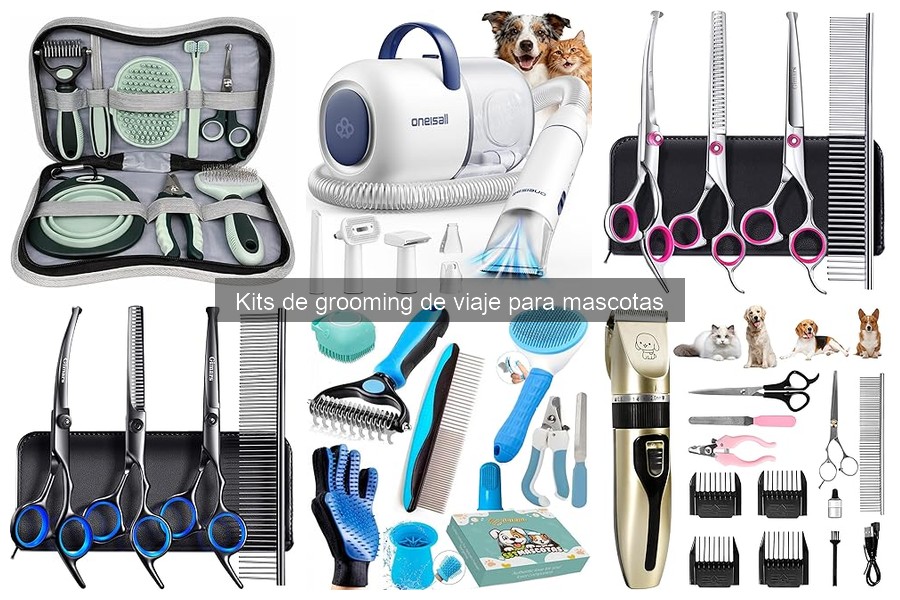 Cómo elegir el mejor kit de grooming de viaje para mascotas