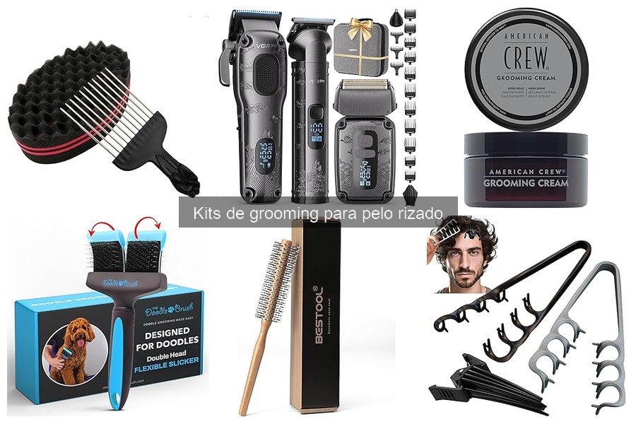 Cómo elegir el mejor kit de grooming para pelo rizado
