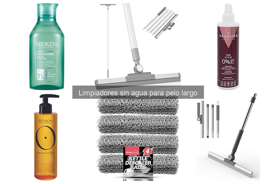 Cómo elegir el mejor limpiador sin agua para pelo largo