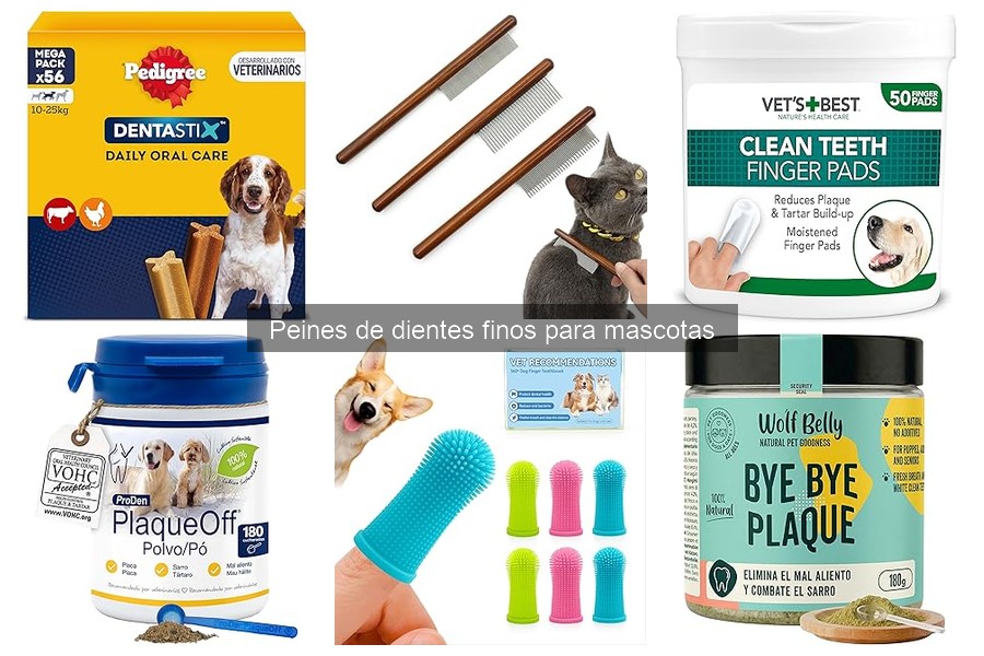 Cómo elegir el mejor peine de dientes finos para mascotas