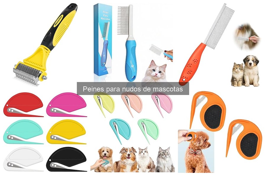 Cómo elegir el mejor peine para nudos de mascotas