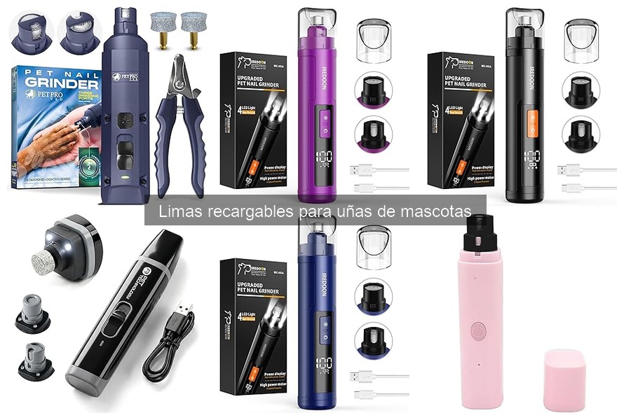 Cómo elegir la mejor lima recargable para uñas de mascotas