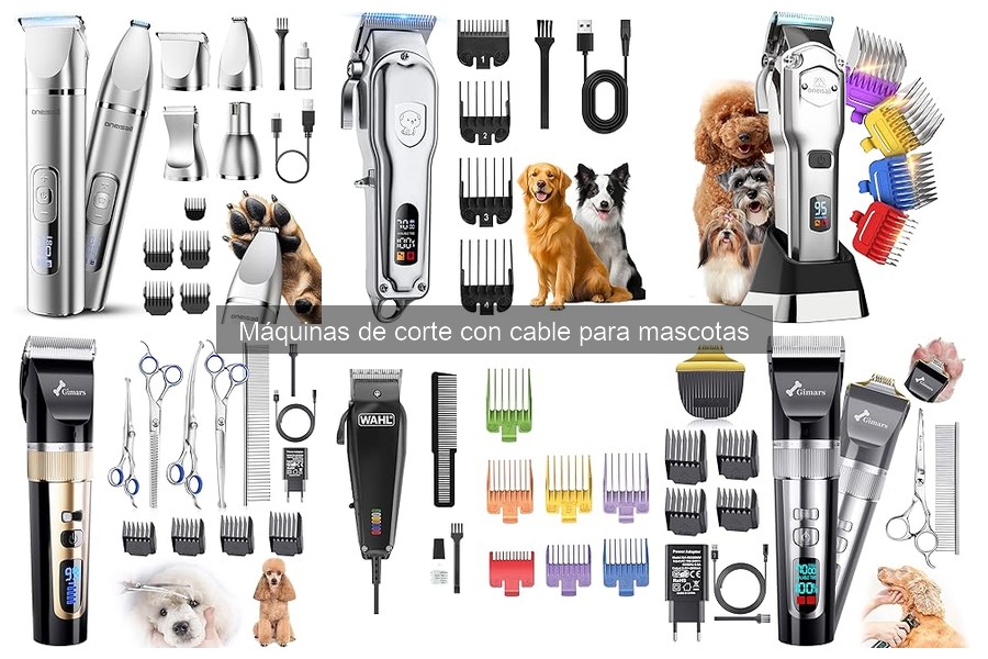 Cómo elegir la mejor máquina de corte con cable para tu mascota