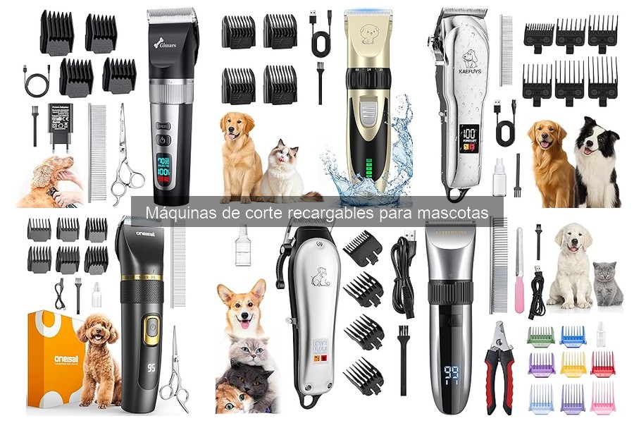 Cómo elegir la mejor máquina de corte recargable para mascotas