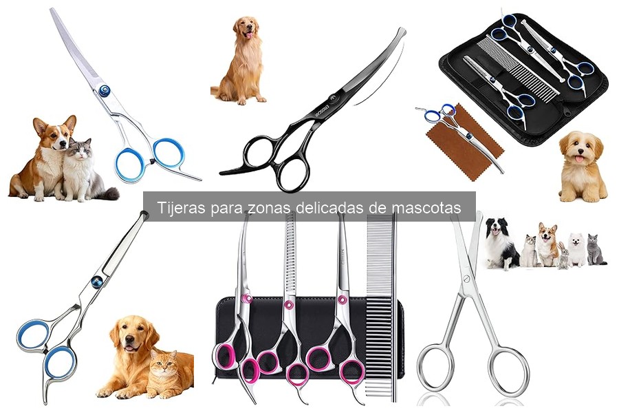 Cómo elegir las mejores tijeras para zonas delicadas de mascotas