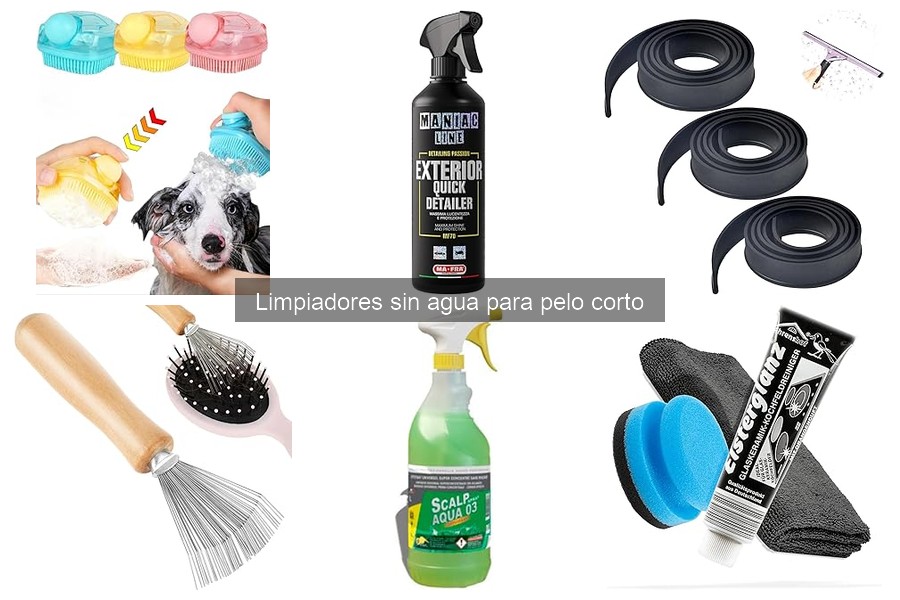 Cómo hacer un limpiador sin agua para pelo corto en casa