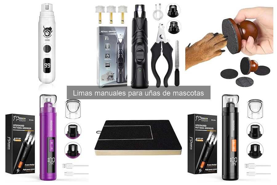 Cómo limpiar y mantener limas manuales para mascotas