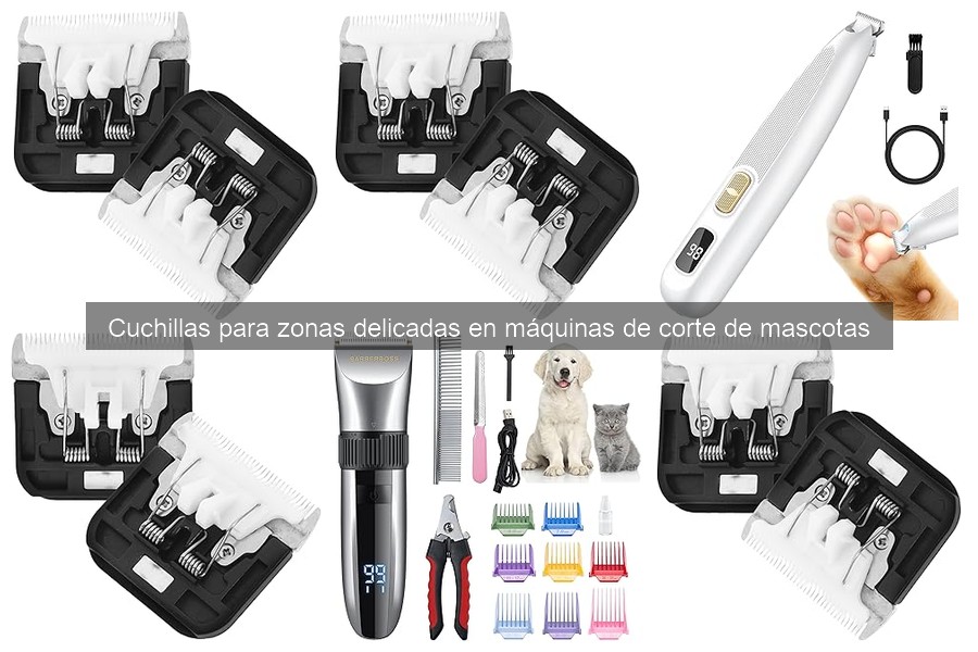 Cómo mantener cuchillas para zonas delicadas en mascotas
