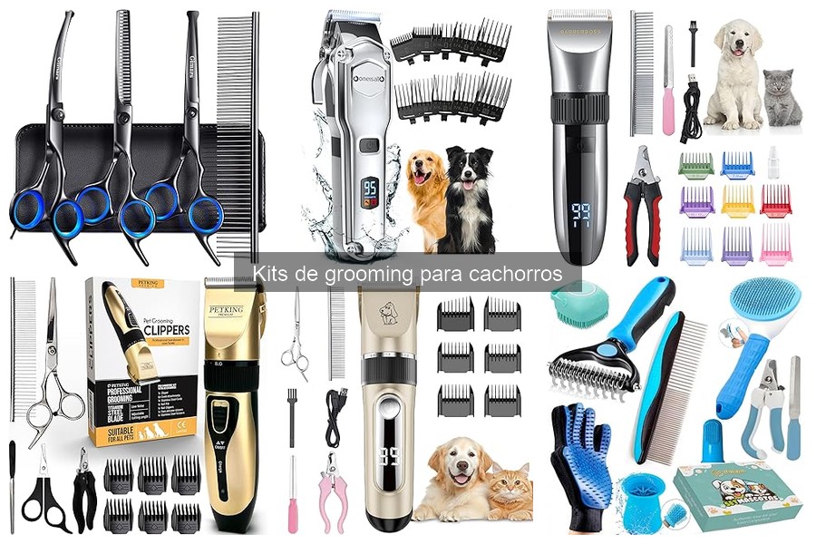 Cómo mantener los utensilios de un kit de grooming para cachorros