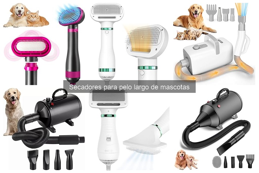 Cómo mantener secadores para pelo largo de mascotas