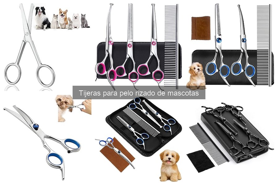 Cómo mantener tijeras para pelo rizado de mascotas en buen estado