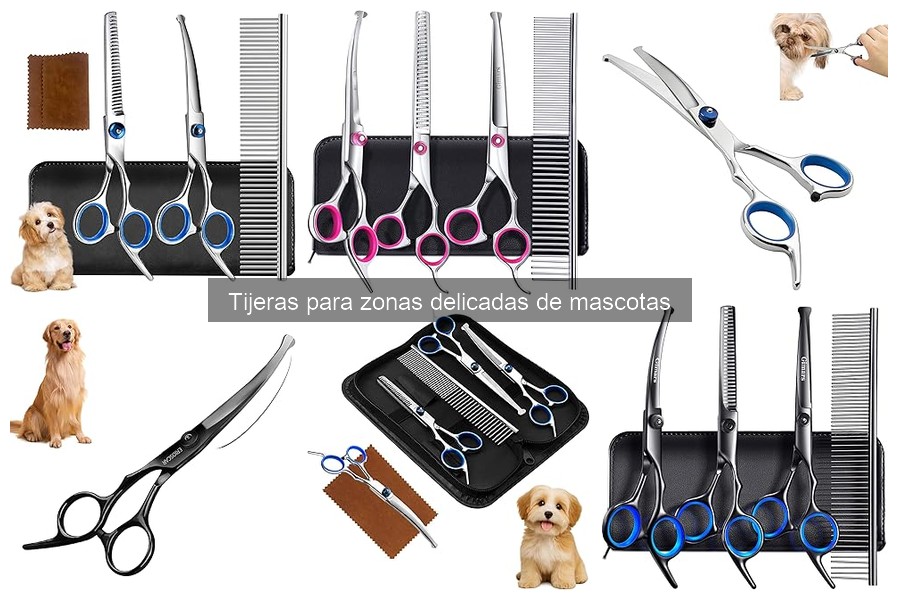 Cómo Mantener Tijeras para Zonas Delicadas de Mascotas