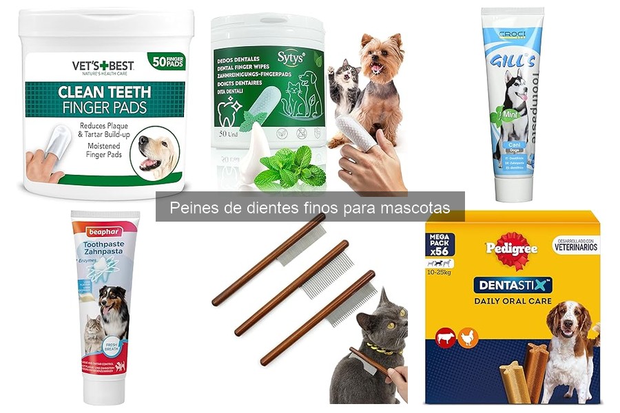 Cómo mantener y limpiar un peine de dientes finos para mascotas