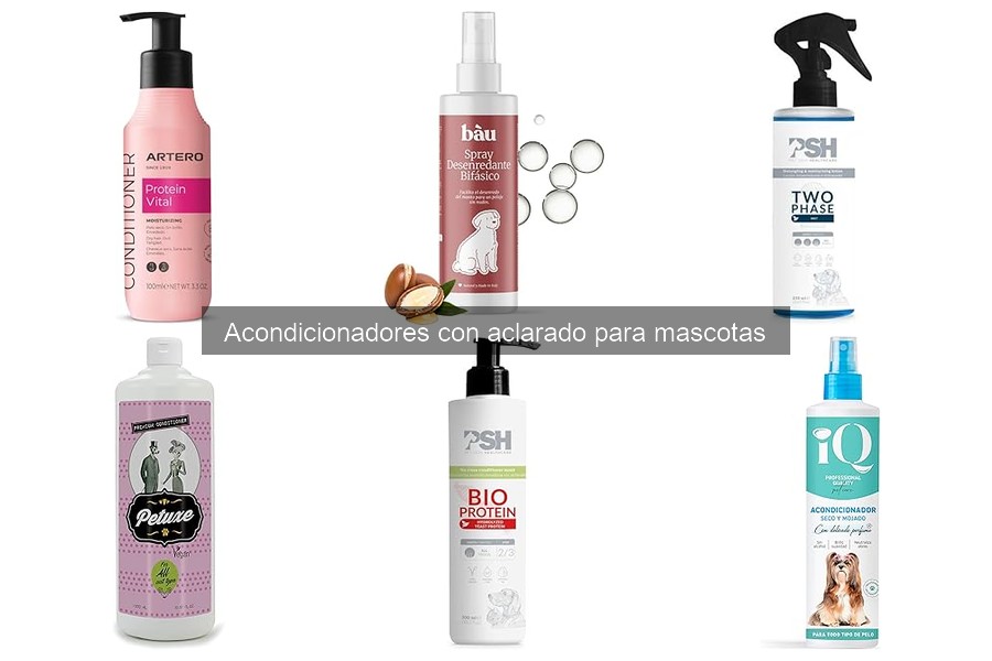 Cómo usar acondicionadores con aclarado para mascotas