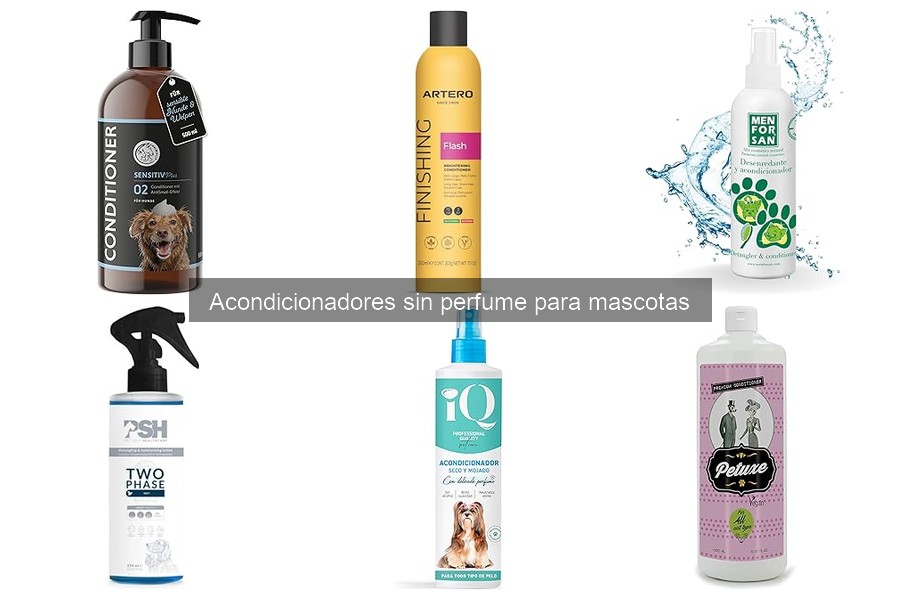 Cómo usar acondicionadores sin perfume para mascotas