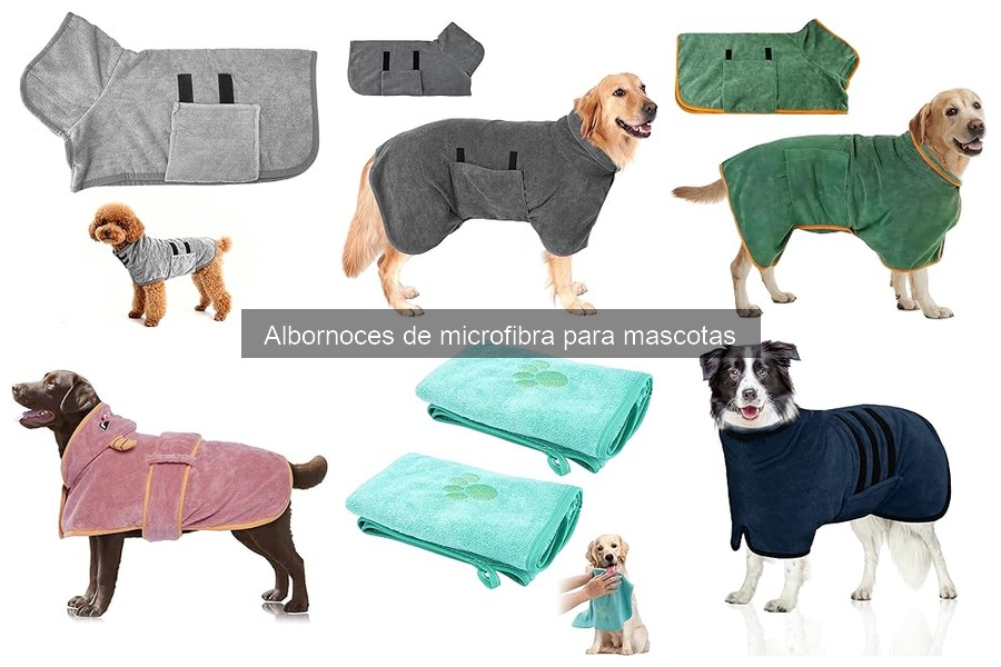 Cómo usar albornoces de microfibra para mascotas correctamente