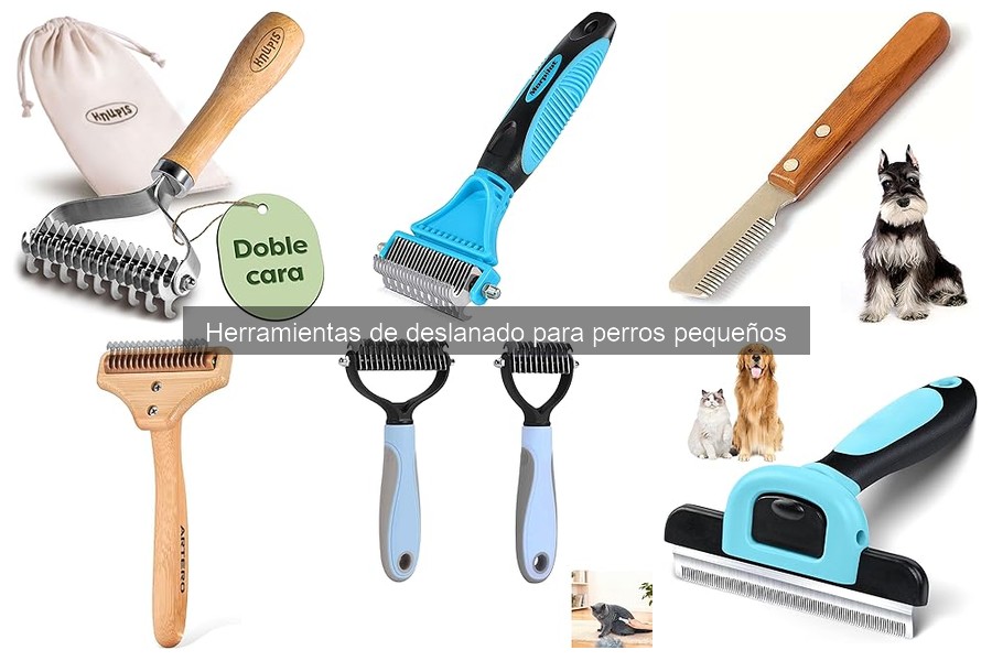 Cómo usar correctamente herramientas de deslanado para perros pequeños