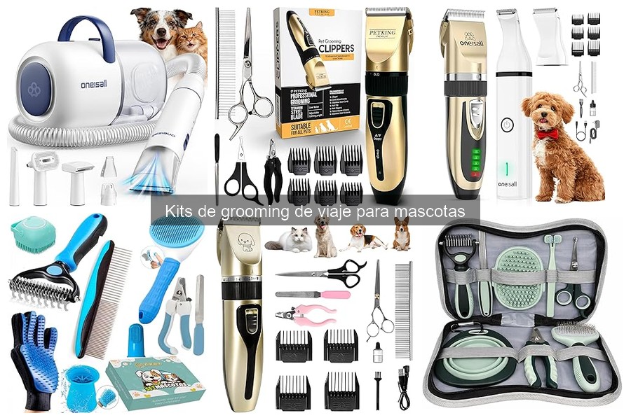 Cómo usar correctamente un kit de grooming de viaje para mascotas