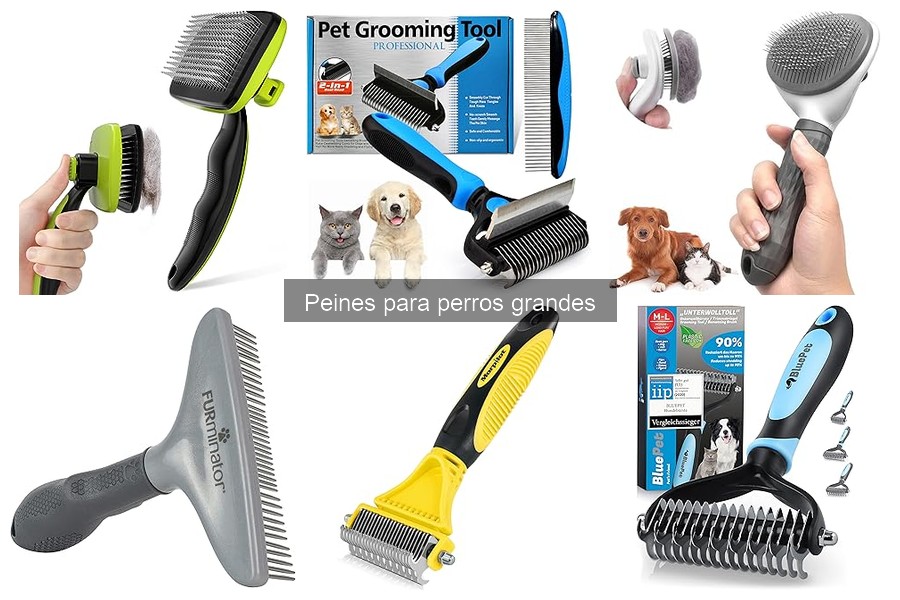 Cómo usar correctamente un peine en perros grandes