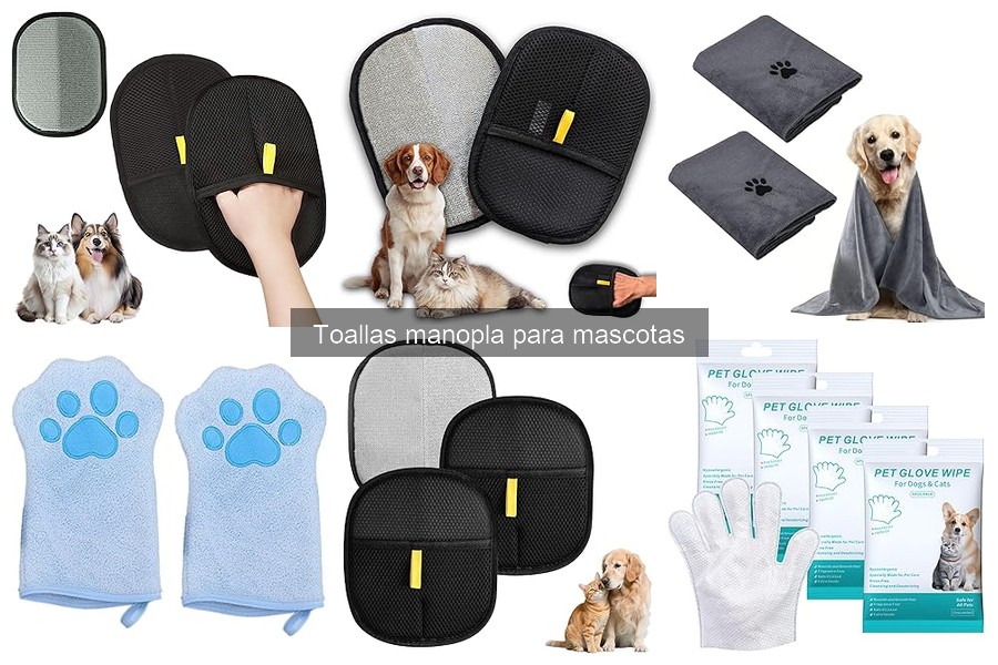 Cómo usar correctamente una toalla manopla para mascotas
