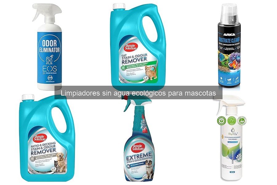 ** Cómo usar limpiadores sin agua ecológicos para mascotas