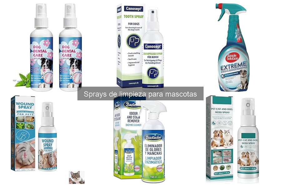 Cómo usar sprays de limpieza para mascotas eficazmente