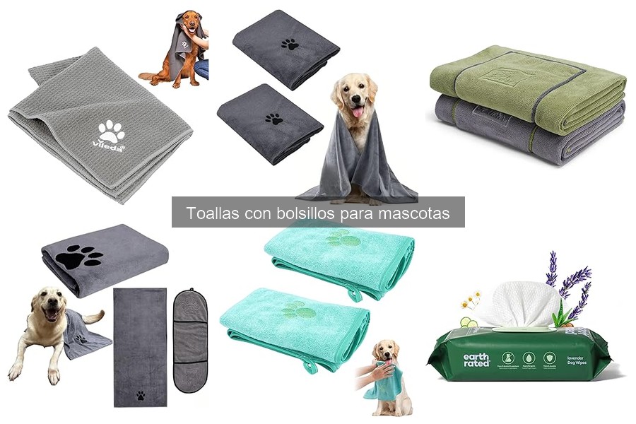 Cómo usar toallas con bolsillos para mascotas eficazmente