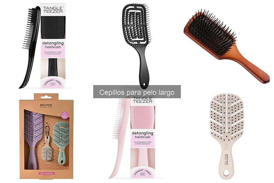 Cómo usar un cepillo para pelo largo de manera efectiva