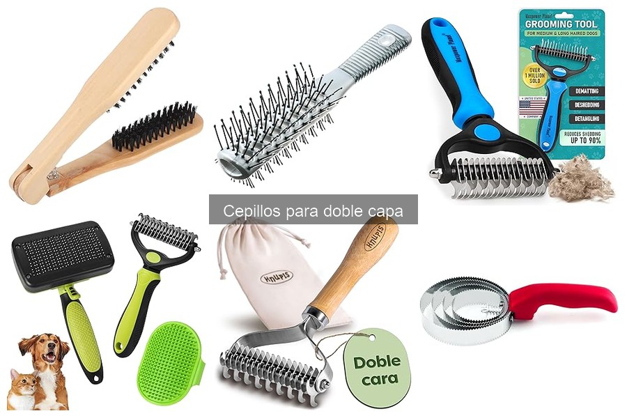 Cómo usar un cepillo para perro de doble capa correctamente
