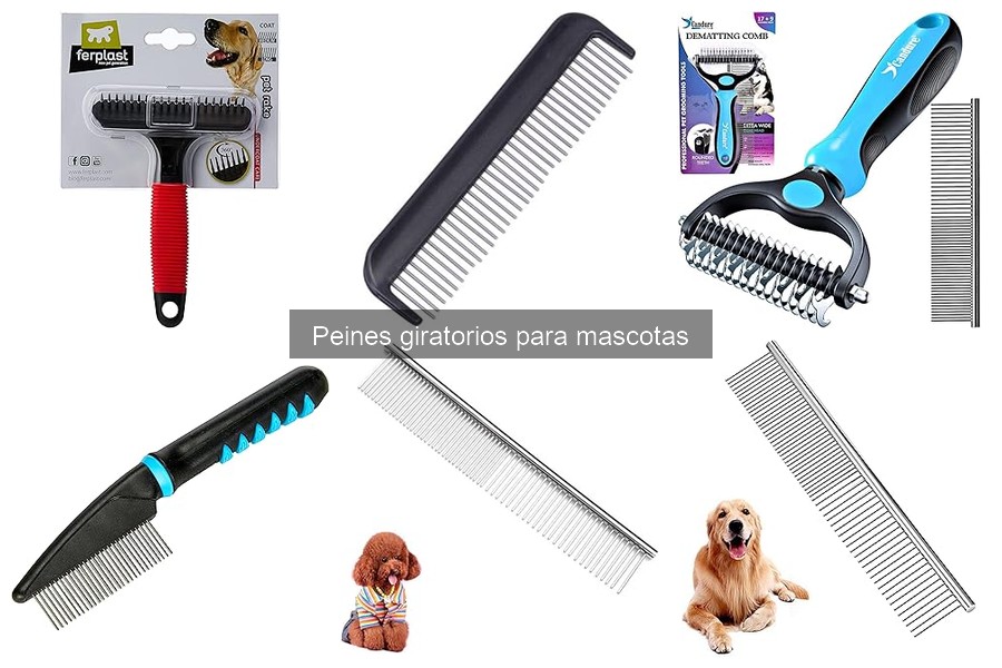 Cómo usar un peine giratorio para mascotas correctamente