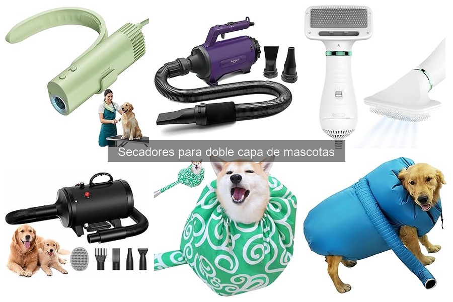 Cómo usar un secador para doble capa en mascotas