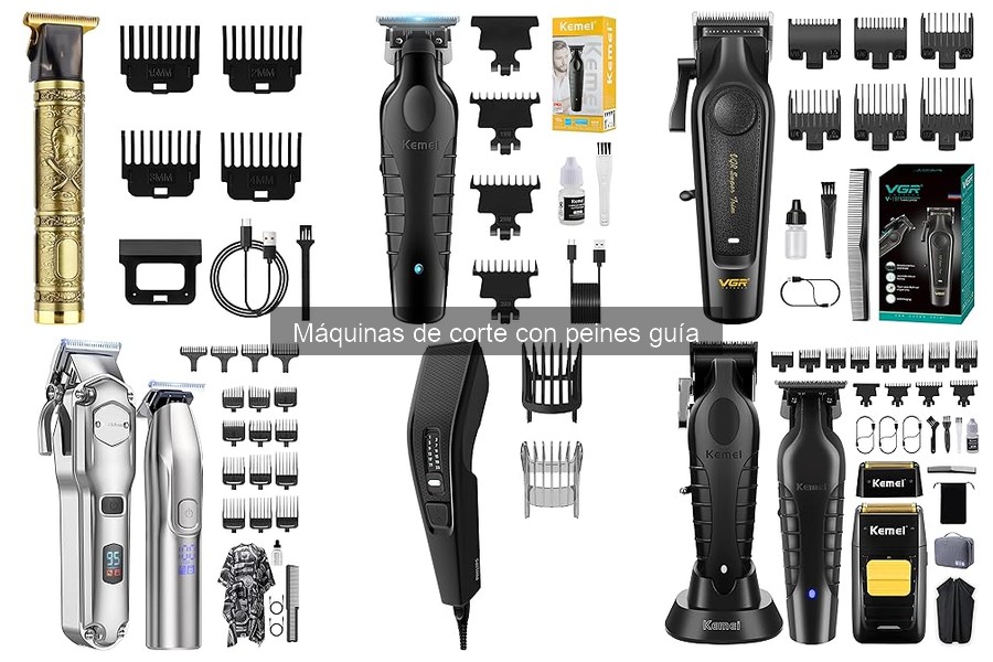 Cómo utilizar máquinas de corte con peines guía correctamente