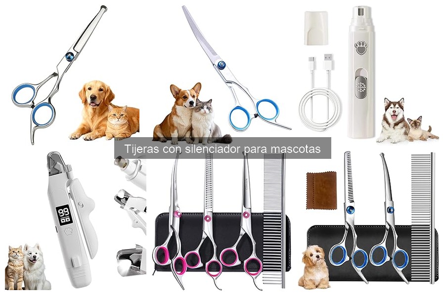 Cómo utilizar tijeras con silenciador para mascotas eficazmente