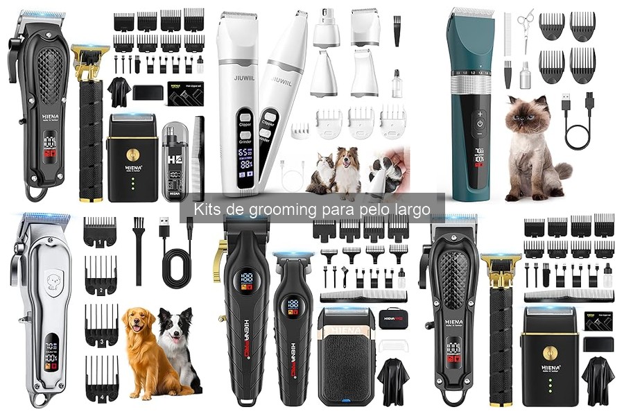 Cómo utilizar un kit de grooming para pelo largo en casa