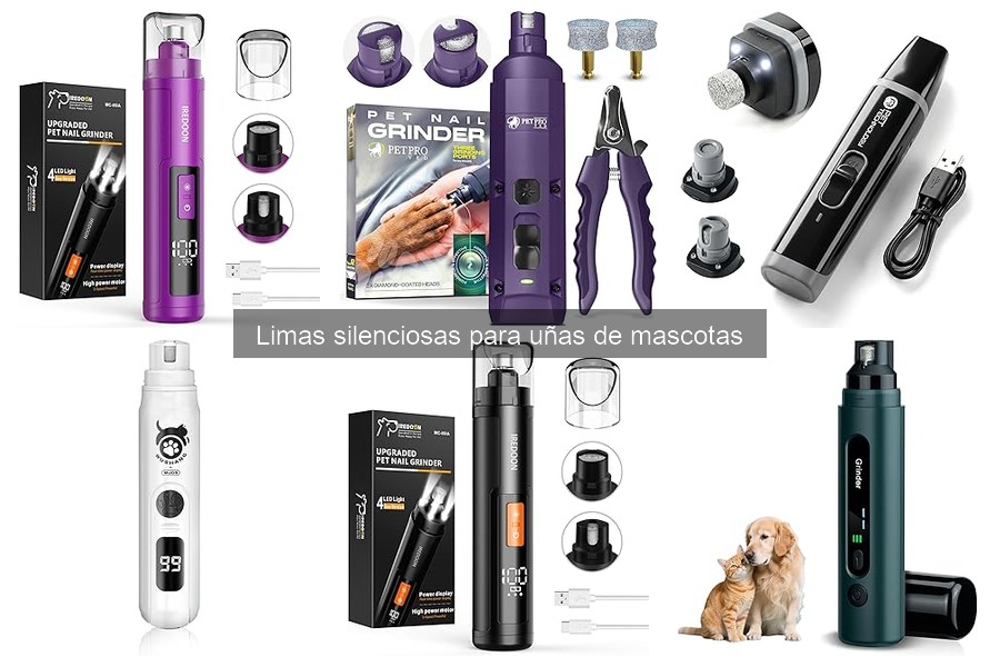 Cómo utilizar una lima silenciosa para uñas de mascotas