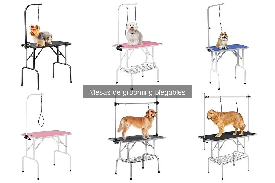 Cómo viajar con una mesa de grooming plegable