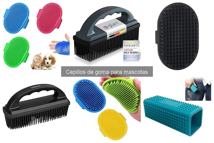 Comparativa: Cepillos de goma vs. otros tipos para mascotas