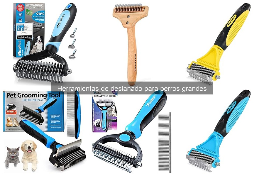 Comparativa: Cuchillas vs. Peines para Deslanar Perros Grandes