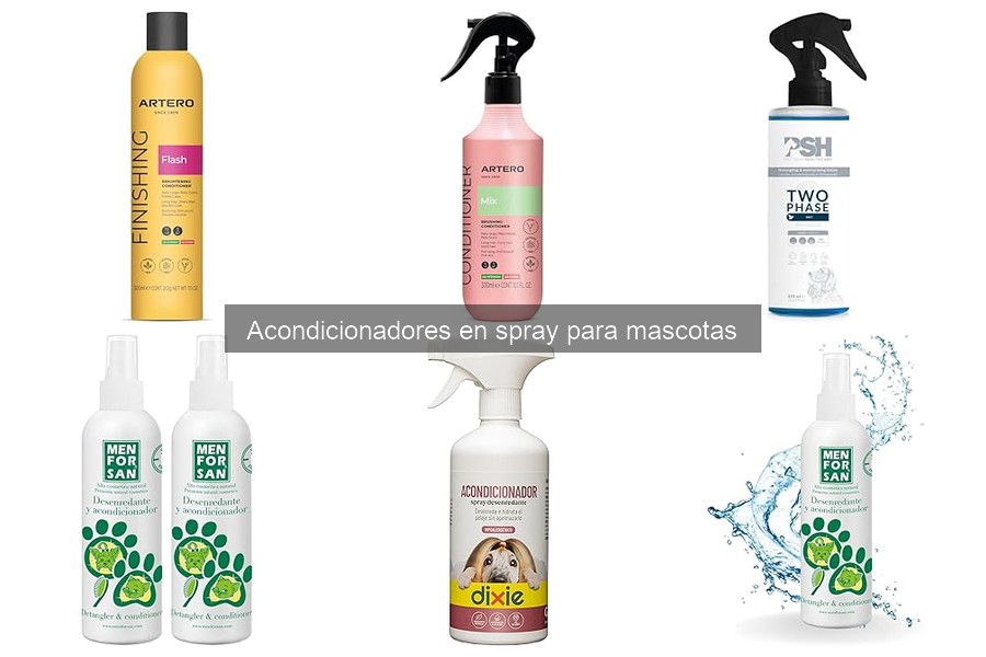 ** Comparativa de Acondicionadores en Spray para Mascotas