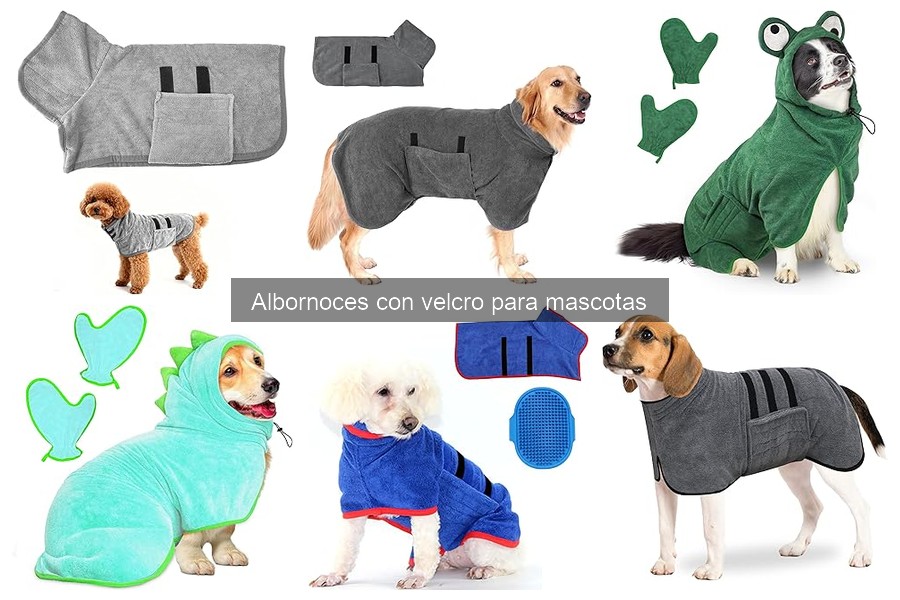 Comparativa de Albornoces con Velcro para Mascotas