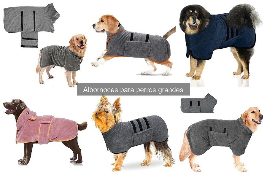 Comparativa de Albornoces para Perros Grandes: Materiales