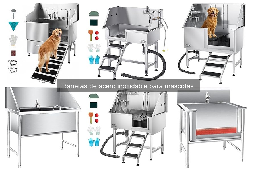 Comparativa de Bañeras de Acero Inoxidable para Mascotas