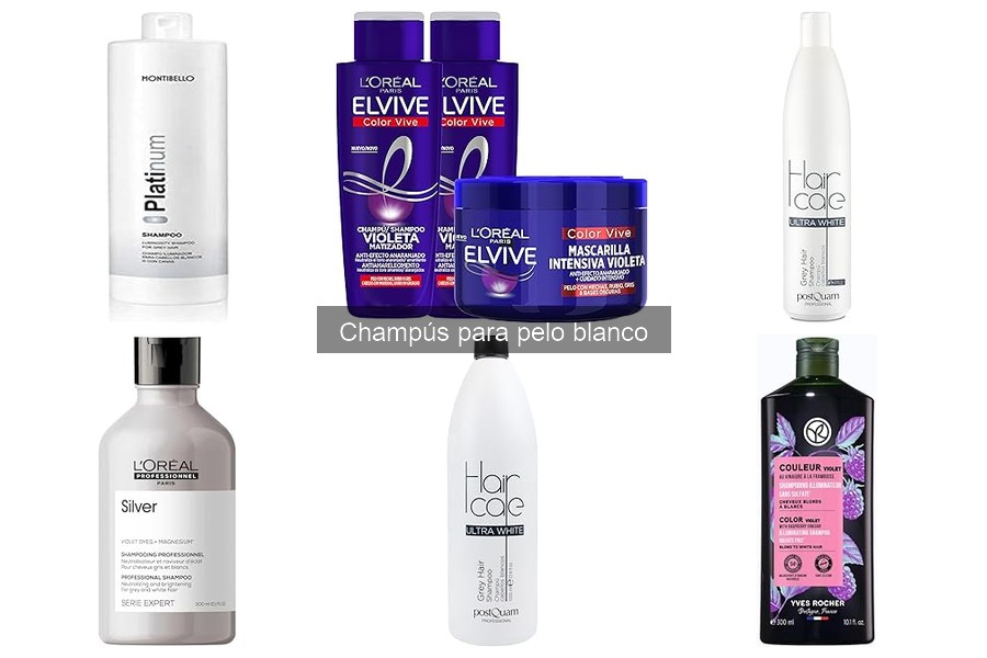 Comparativa de champús para pelo blanco: Top marcas y precios