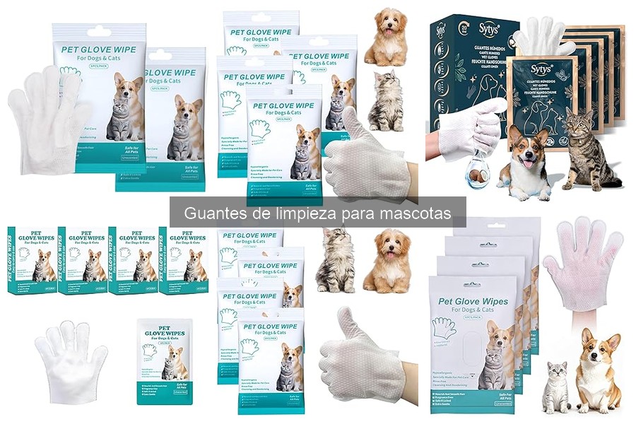 Comparativa de Guantes de Limpieza para Mascotas